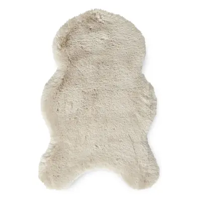 Krémszínű szintetikus szőrme szőnyeg 60x90 cm Super Teddy – Think Rugs