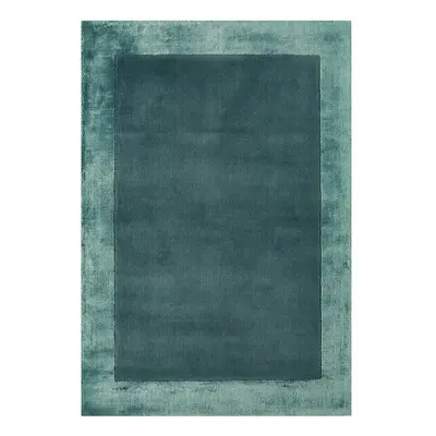 Petróleumkék kézi szövésű gyapjú keverék szőnyeg 120x170 cm Ascot – Asiatic Carpets