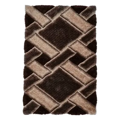 Sötétbarna kézi szövésű szőnyeg 120x170 cm Noble House – Think Rugs