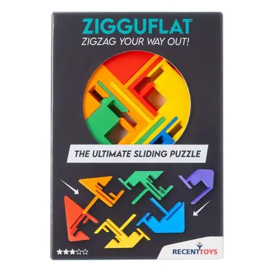 Logikai játék Zigguflat Puzzle – RecentToys