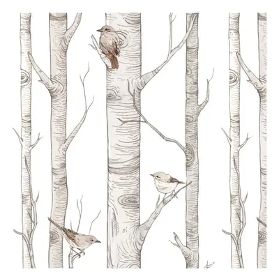 Papír gyerek tapéta 50 cm x 280 cm Scandinavian Forest – Dekornik