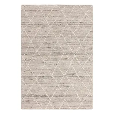 Világosszürke gyapjú szőnyeg 160x230 cm Noah – Asiatic Carpets