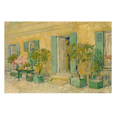 Reprodukciós kép 90x60 cm Exterior of a Restaurant in Asnières, Vincent van Gogh – Fedkolor