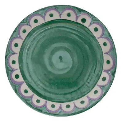 Zöld porcelán tányér készlet 6 db-os ø 27 cm Tangeri green – Villa Altachiara