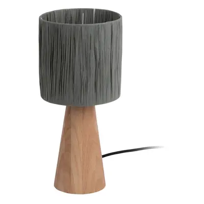 Szürke-natúr színű asztali lámpa papír zsinór búrával (magasság 33 cm) Sheer Cone – Leitmotiv