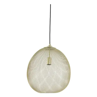 Aranyszínű függőlámpa fém búrával ø 40 cm Moroc – Light & Living