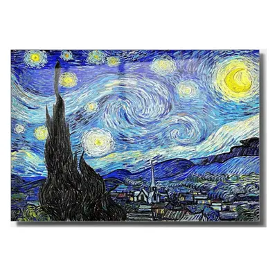 Üveg kép 100x70 cm Vincent van Gogh – Wallity