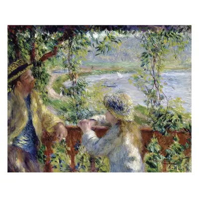 Auguste Renoir - By the Water másolat, 50 x 45 cm