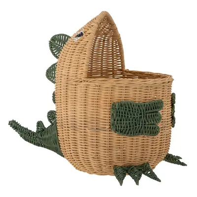 Natúr színű rattan játéktároló kosár 37x57x48 cm Eddi – Bloomingville Mini