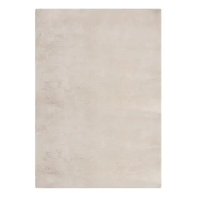 Krémszínű szintetikus szőrme szőnyeg 80x150 cm Faroe Wool Look Fur – Flair Rugs