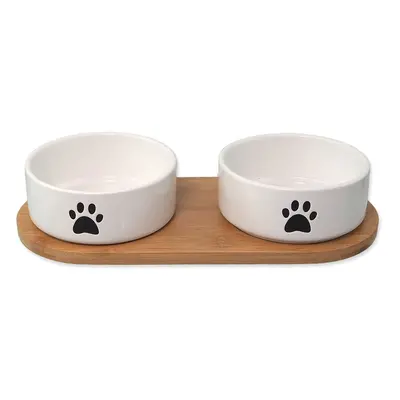 Kerámia tálka szett álvánnyal kutyáknak ø 13 cm Dog Fantasy – Plaček Pet Products