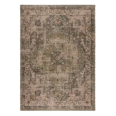 Khaki kézi szövésű jutakeverék szőnyeg 120x170 cm Selena Jute Traditional – Flair Rugs