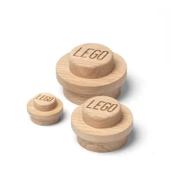 Wood 3 db-os tölgyfa fali akasztó szett - LEGO®