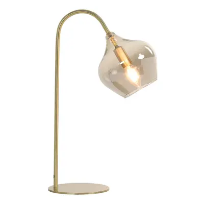 Bronzszínű asztali lámpa (magasság 50,5 cm) Rakel – Light & Living