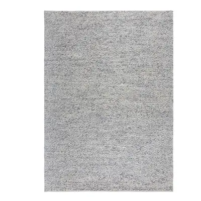 Világoskék kézi szövésű gyapjúkeverék szőnyeg 80x150 cm Minerals – Flair Rugs