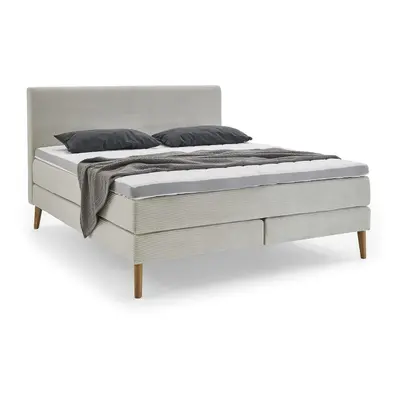 Bézs boxspring ágy 160x200 cm Linea – Meise Möbel