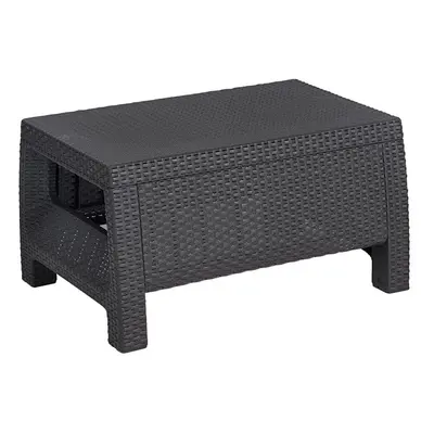 Műrattan kerti dohányzóasztal 57x77 cm Corfu – Keter