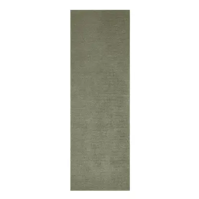 Supersoft sötétzöld szőnyeg, 80 x 250 cm - Mint Rugs