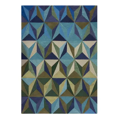 Kék gyapjú szőnyeg 120x170 cm Reverie – Flair Rugs