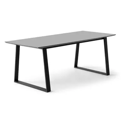 Antracitszürke bővíthető étkezőasztal 100x210 cm Meza – Hammel Furniture