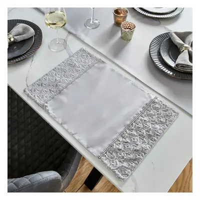 Textil tányéralátét szett 4 db-os 30x46 cm Deco Sequin – Catherine Lansfield