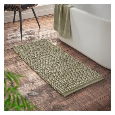 Zöld fürdőszobai kilépő 50x120 cm Aspen Bobble – Bianca