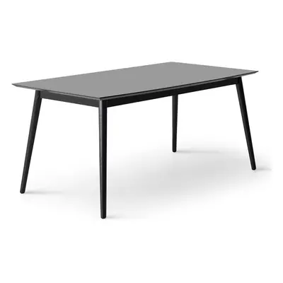 Fekete-antracitszürke bővíthető étkezőasztal 90x165 cm Meza – Hammel Furniture