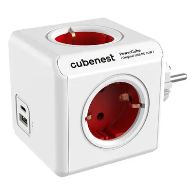 Elosztó PowerCube Original USB Schuko – Cubenest