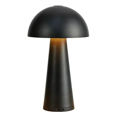 Fekete LED asztali lámpa (magasság 26,5 cm) Fungi – Markslöjd