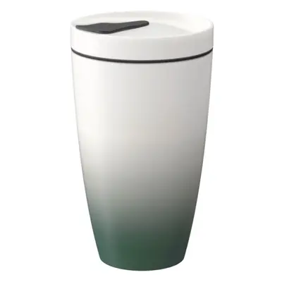 Like To Go zöld-fehér porcelán utazóbögre, 350 ml - Villeroy & Boch