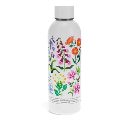 Fehér rozsdamentes acél ivópalack 500 ml Wild Flowers – Rex London