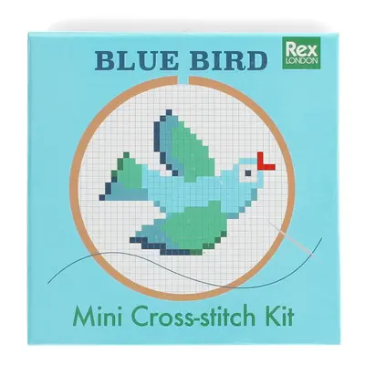 Kreatív készlet Cross-stitch Kit Blue Bird – Rex London