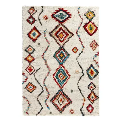 Geometric krémszínű szőnyeg, 120 x 170 cm - Mint Rugs