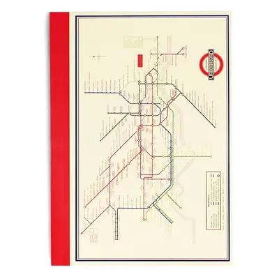 Jegyzetfüzet 60 old. A6 Heritage Tube Map – Rex London