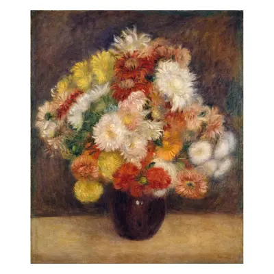 Auguste Renoir - Bouquet of Chrysanthemums másolat, 55 x 70 cm