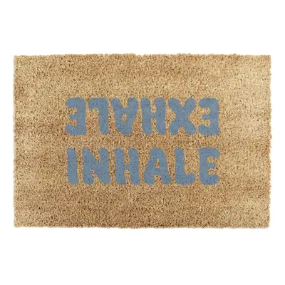 Kókuszrost lábtörlő 60x90 cm Inhale Exhale – Artsy Doormats