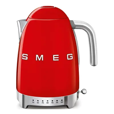 Piros rozsdamentes acél vízforraló 1,7 l Retro Style – SMEG