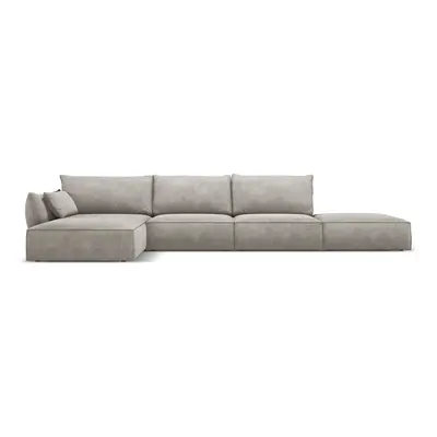 Világosszürke sarokkanapé (bal oldali) Vanda – Mazzini Sofas