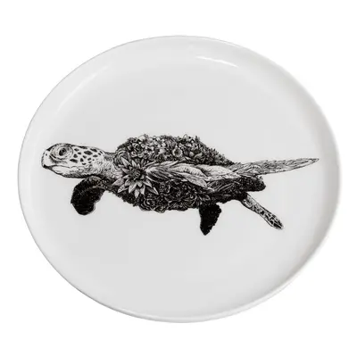 Marini Ferlazzo Sea Turtle fehér porcelán tányér, ø 20 cm - Maxwell & Williams