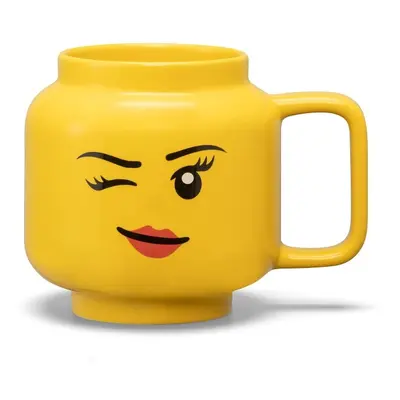 Sárga kerámia gyerek bögre 530 ml Head – LEGO®