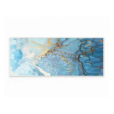 Kék mosható futószőnyeg 80x200 cm Blue Waves – Oyo Concept