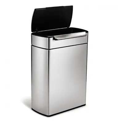 Acél szelektív szemetes 48 l Dual - simplehuman