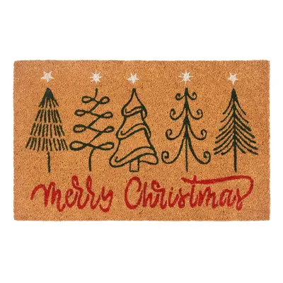 Kókuszrost lábtörlő karácsonyi mintával 40x70 cm Merry Christmas – Hanse Home