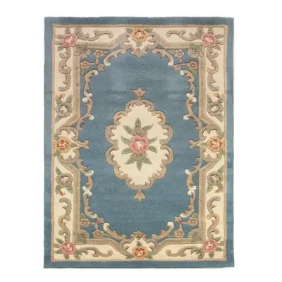 Aubusson kék gyapjú szőnyeg, 150 x 240 cm - Flair Rugs