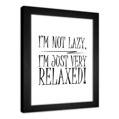 Poszter 30x40 cm I'm Not – Styler