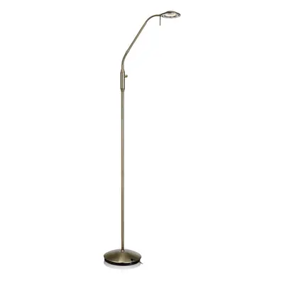 Bronzszínű LED állólámpa fém búrával (magasság 152 cm) Hudson – Markslöjd