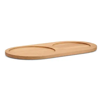 Kisállat tálka alátét 24x46 cm Doppio Oak Natural M/L – MiaCara