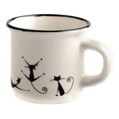 Cats Quida porcelán bögre, 75 ml - Dakls