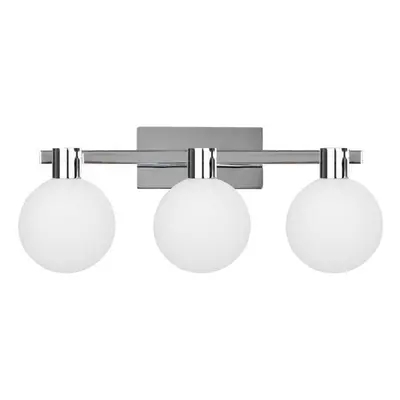 Ezüstszínű mennyezeti lámpa üveg búrával 15x58 cm Maldus – Candellux Lighting