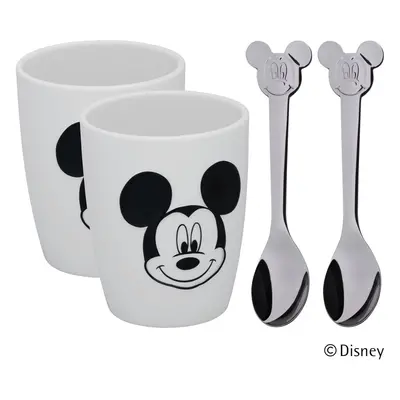 Mickey Mouse 2 db pohár és 2 db kanál szett 250 ml - Mickey Mouse